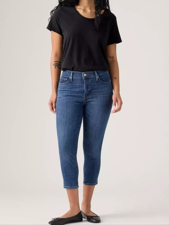Levi's Denim - Levi's Womens 311 Shaping Capri Demin Jeans Medium Wash Size 28